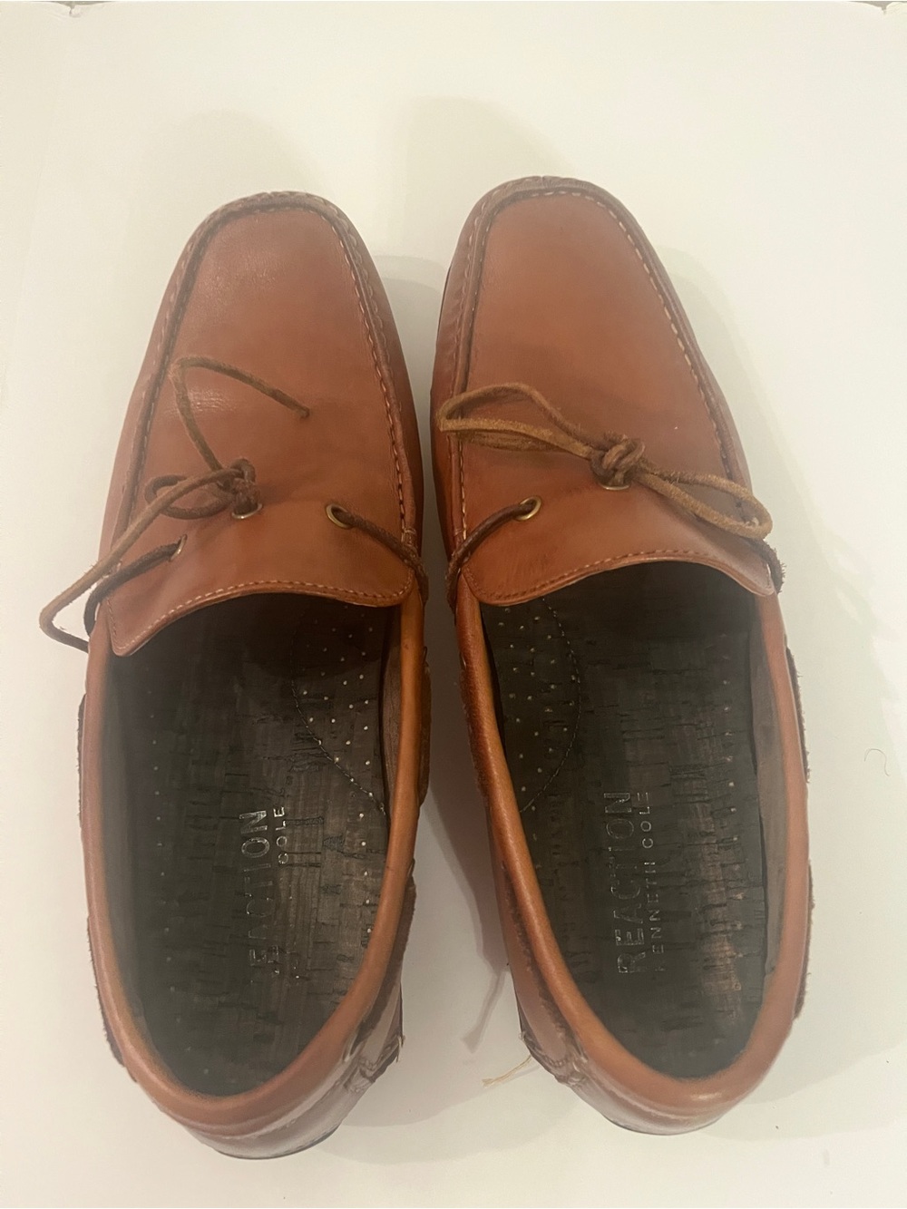 Kenneth Cole “Over the Moon” Leather Driving Loafers Slip on Shoes Men’s Size 10